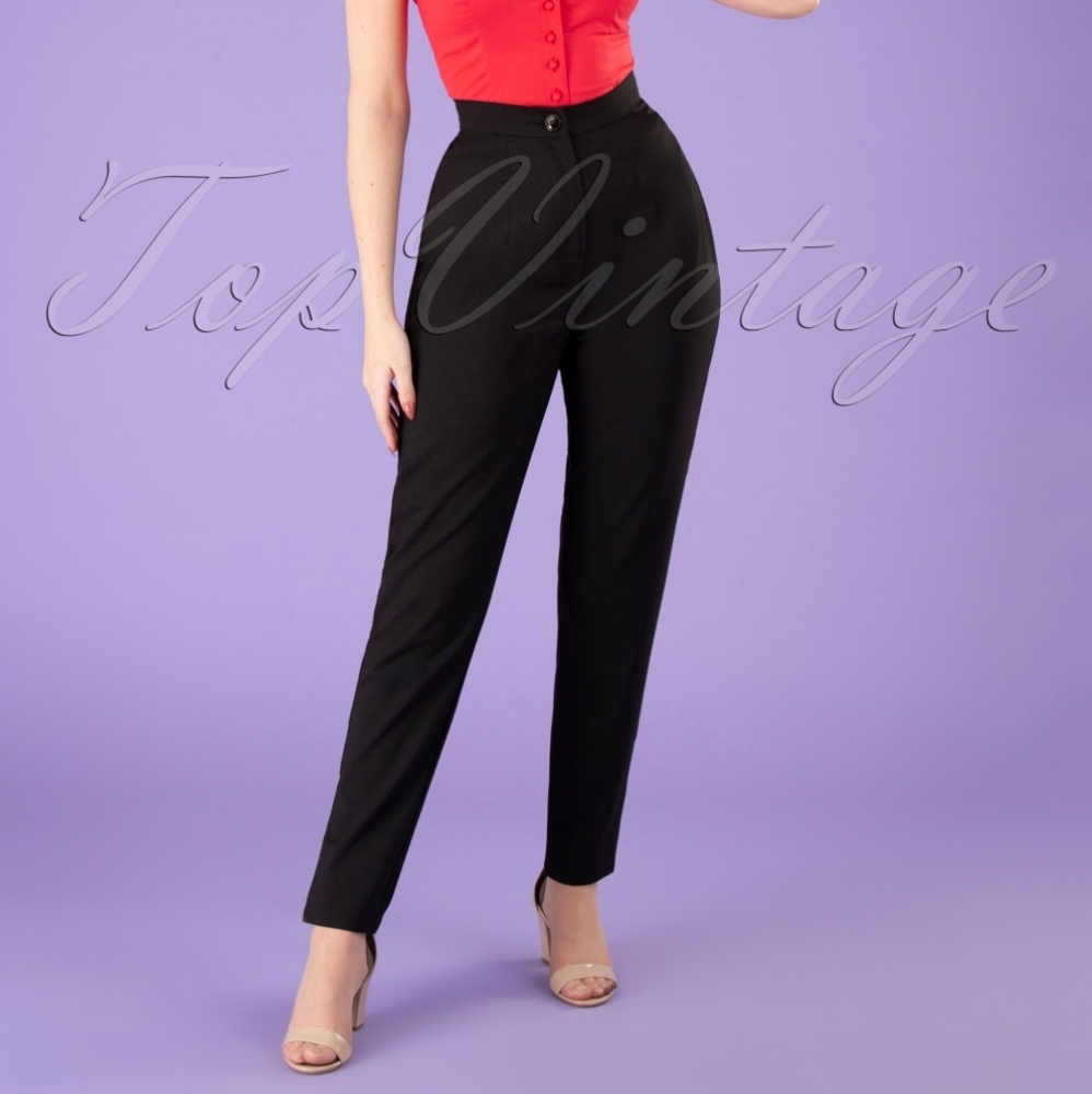 Collectif Louise Cigarette Pinup Trousers, size XL